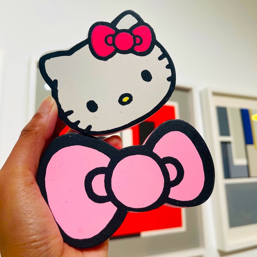 Hellokitty wood drawer knob